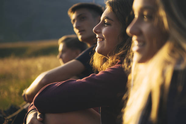 sunset friends